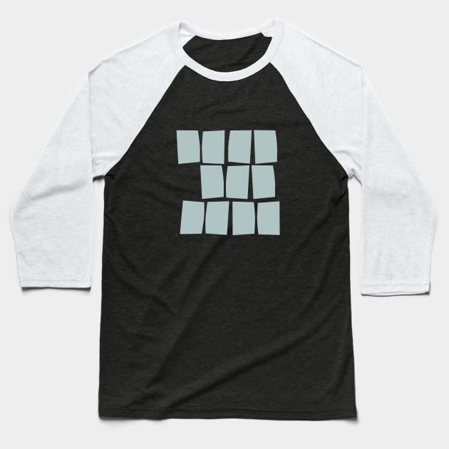 Minimal Wood Blocks 18 Baseball T-Shirt by Dez53